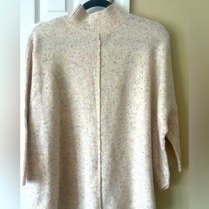 LOFT confetti turtleneck sweater